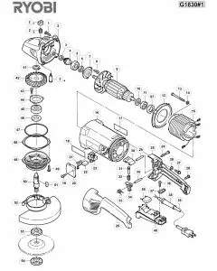 Buy A Ryobi G1830 Spare part or Replacement part for Your Grinders & Cutters and Fix Your Machine Today